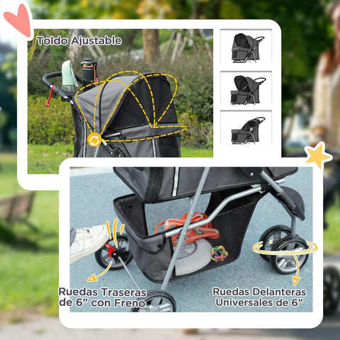 Pet Stroller For Small Dogs & Cats