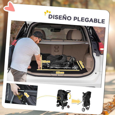 Pet Stroller For Small Dogs & Cats