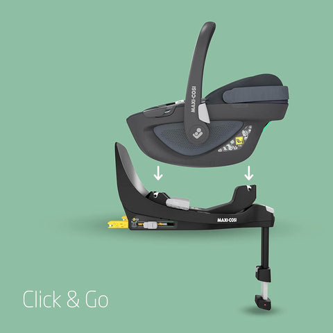 360° Swivel Car Seat Set with Base (0–4y)