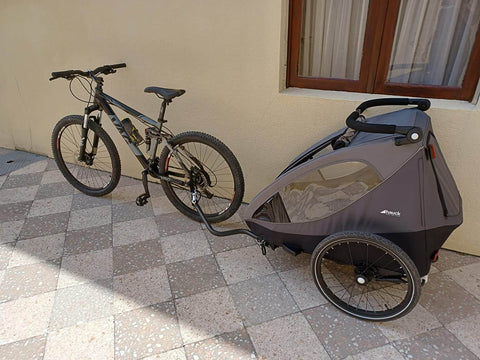 Child Bike Trailer with 2 Seats