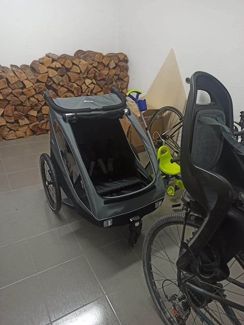 Child Bike Trailer with 2 Seats