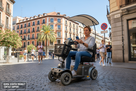 What Happens If My Rental Scooter Breaks Down in Madrid?