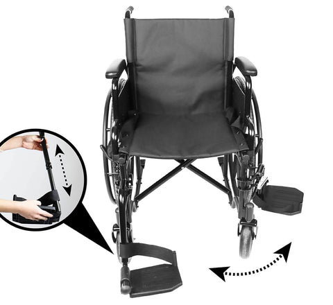 Folding Wheelchair (Seat 46 cm)