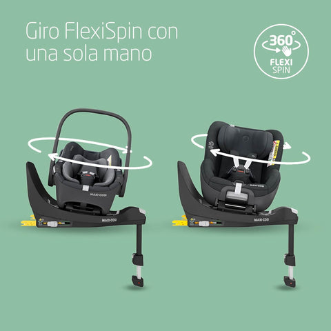 360° Swivel Car Seat Set with Base (0–4y)