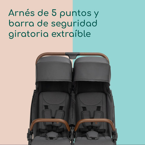 Twin Stroller – Double Pushchair 0-22 kg